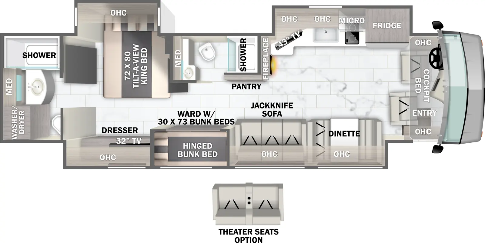 Berkshire 40E Floorplan